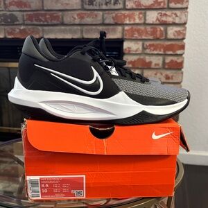 Nike Precision VI Basketball Shoes Black Iron Grey DD9535-003 Men 8.5 / Women 10